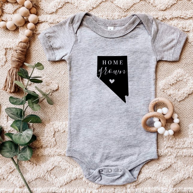 Body Para Bebé Nevada Home Grown State Tee (Subido por el creador)