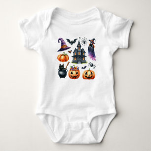 Body Para Bebé new baby born, custom baby name, Halloween