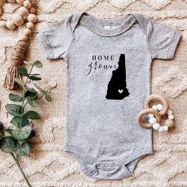 Body Para Bebé New Hampshire Home Grown State Tee