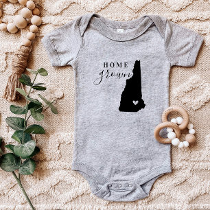 Body Para Bebé New Hampshire Home Grown State Tee