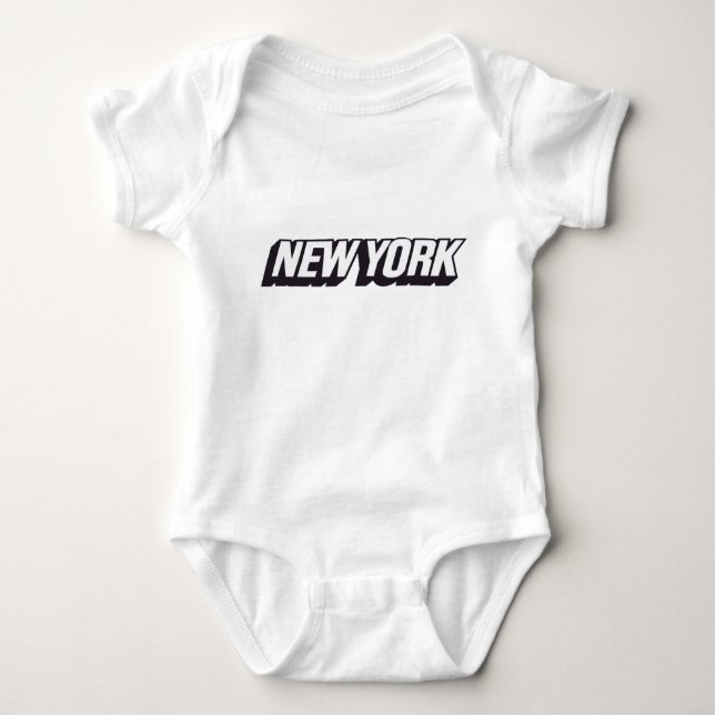 Body Para Bebé New York City (Anverso)