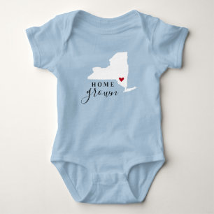 Body Para Bebé New York Home Grown State Tee