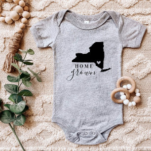 Body Para Bebé New York Home Grown State Tee