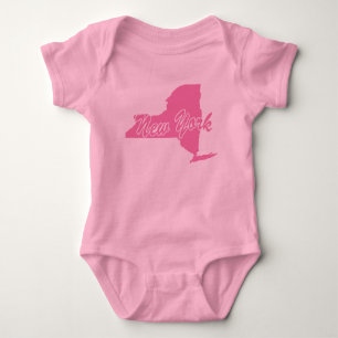 Body Para Bebé New York Shape Baby Bodysuit