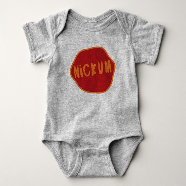 Body Para Bebé Nickum Doric Dialect Escocia Scots Bodysuit (Anverso)