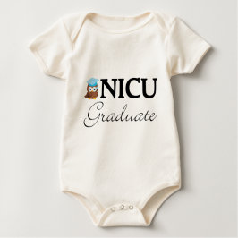 Body Para Bebé NICU Graduate Baby Boy camiseta