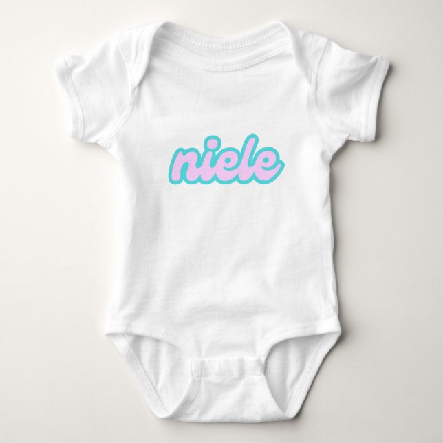 Body Para Bebé Niele Baby Outfit (Anverso)