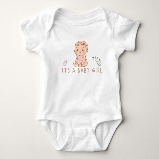 Body para Bebé Niña Adorable – Ropa Suave y Acoged (Anverso)