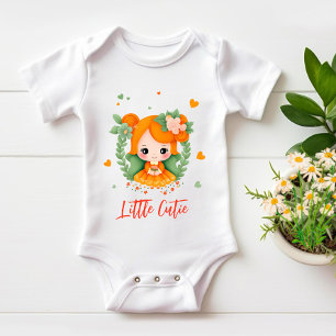 Body Para Bebé Niña con flores
