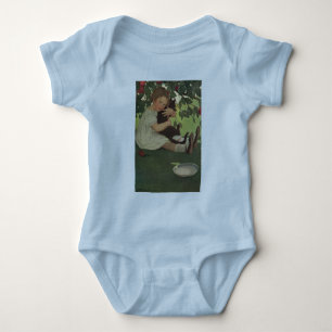 Body Para Bebé Niña con gatito