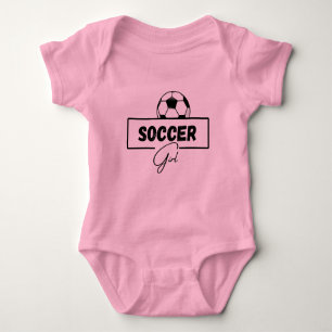 Body Para Bebé Niña de fútbol bebé, regalos de fútbol para niñas,
