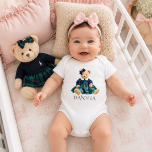 Body Para Bebé Niña de osito de peluche lindo y elegante