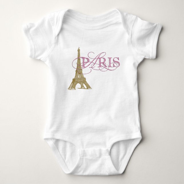 Body Para Bebé Niña de París (Anverso)