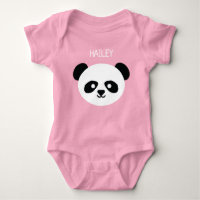 Niña Kawaii personalizado panda linda