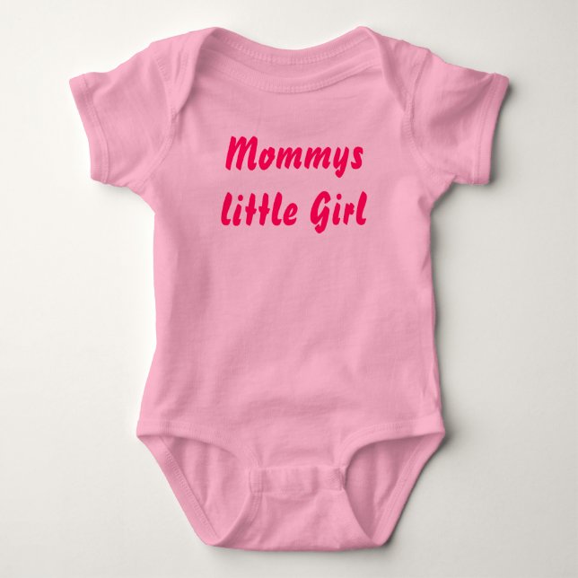 Body Para Bebé Niña pequeña mami (Anverso)