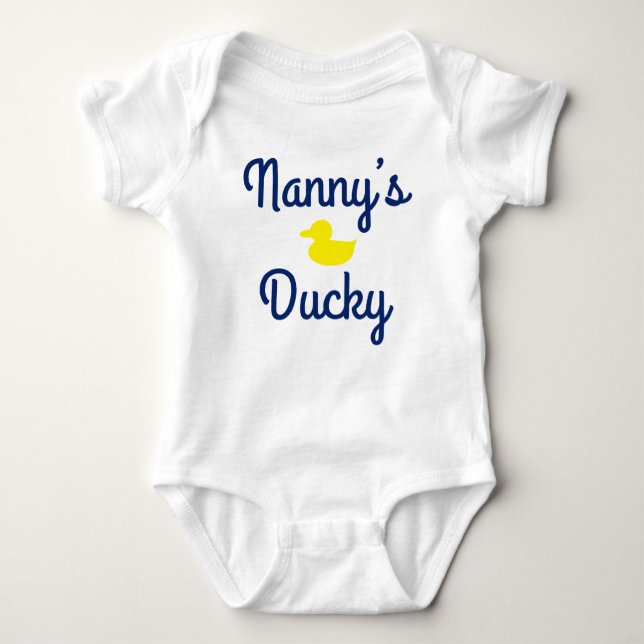 Body Para Bebé Niñera Ducky (Anverso)