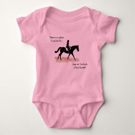 Body Para Bebé Ningún lugar sería bastante - caballo ecuestre