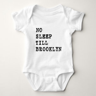 Body Para Bebé ¡Ningún sueño labra Brooklyn!