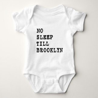 Body Para Bebé ¡Ningún sueño labra Brooklyn!