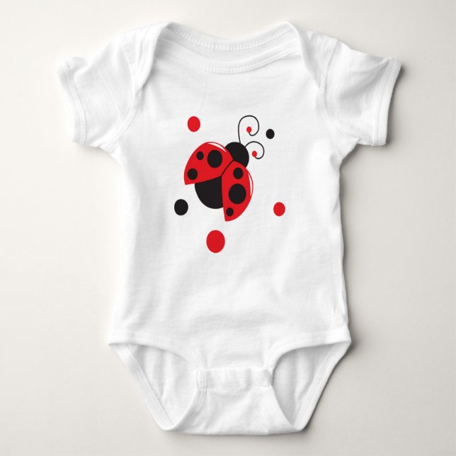 Body Para Bebé Niñita Lady Ladybug (Anverso)