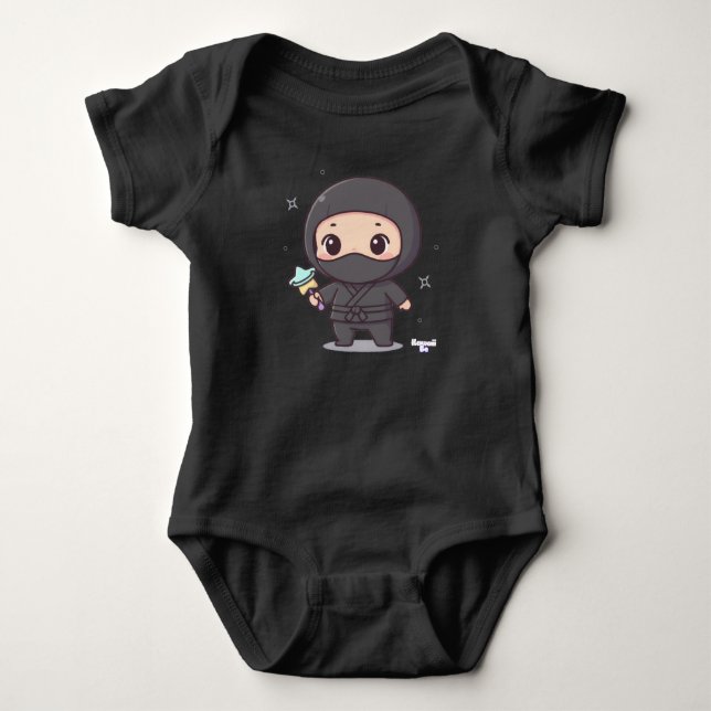 Body Para Bebé Ninja Kawaii Be (Anverso)