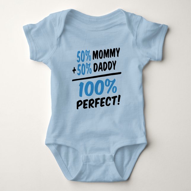 Body Para Bebé Niño 100% perfecto (Anverso)