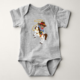 Body Para Bebé Niño Africano-Americano, Vaquero, Alguacil Lasso