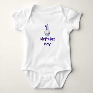 Body Para Bebé Niño de cumpleaños 1