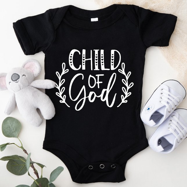 Body Para Bebé Niño de Dios Bebé Religioso Camisas de un solo art (Subido por el creador)