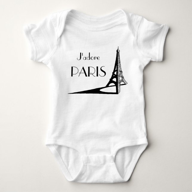 Body Para Bebé Niño de J'adore PARÍS (Anverso)
