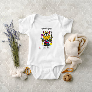 Body Para Bebé Niño de la Emoji divertida y colorida de Samurai