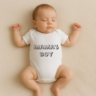 Body Para Bebé Niño de mamá