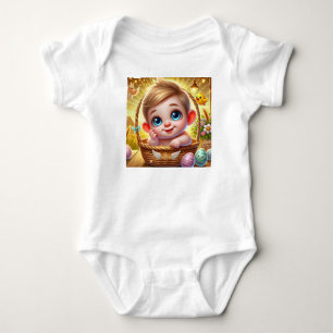 Body Para Bebé NIÑO DE PASCUA Cesta de Pascua ~