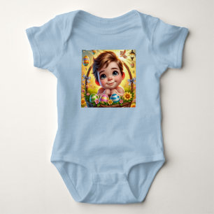 Body Para Bebé NIÑO DE PASCUA Decorados Huevos ~ 