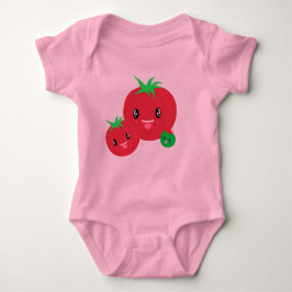 Body Para Bebé Niño de tomate kawaii
