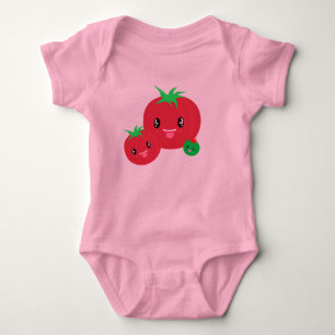 Body Para Bebé Niño de tomate kawaii