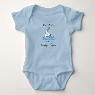 Body Para Bebé Niño de vela de marinero de la vida de un chico de