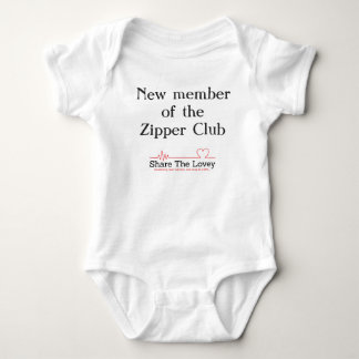 Body Para Bebé Niño del club de la cremallera