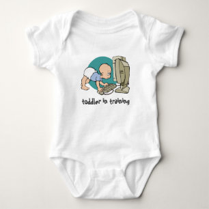 Body Para Bebé niño del friki en camiseta del entrenamiento o