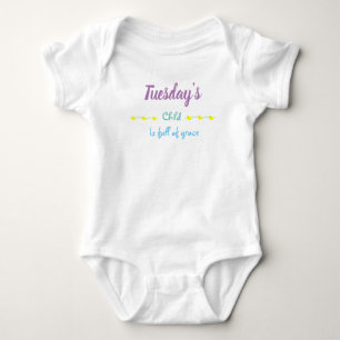 Body Para Bebé Niño del martes
