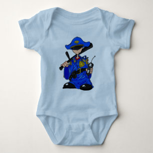 Body Para Bebé Niño del policía