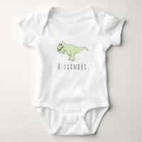 Niño Doodle Dinosaurio T-Rex con nombre