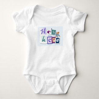 Body Para Bebé Niño: "¡Está aquí!"