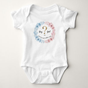 Body Para Bebé ¿Niño o Niña? – Bodysuit de Revelación de Género p