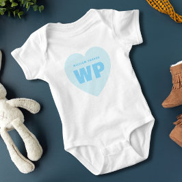 Body Para Bebé Niño Personalizado de ropa de recién nacido monogr