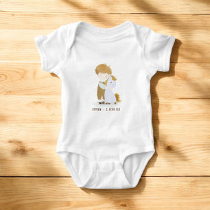 Body Para Bebé Niño y Pony Personalizado