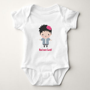Body Para Bebé Niño Zombie Adorable, Caramelo, Halloween de Bebé