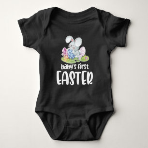 Body Para Bebé Niños Bebés Niñas Mi Primer Conejo de Pascua
