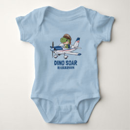 Body Para Bebé Niños Cute Blue Airplane Dinosaur Kids 1er cumplea