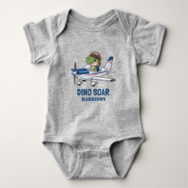 Body Para Bebé Niños Cute Blue Airplane Dinosaur Kids 1er cumplea